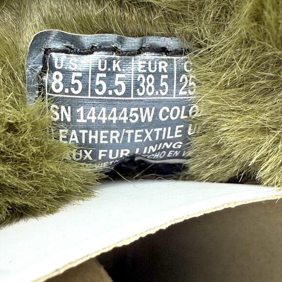 Skechers Womens On The Go City Bootie 8.5 Wide Green Suede Water Repellent NIB - Picture 11 of 11